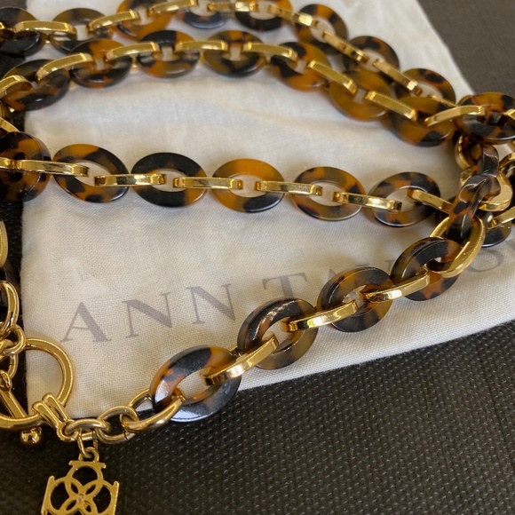 Ann Taylor Tortoise Acrylic Necklace - Picture 6 of 6